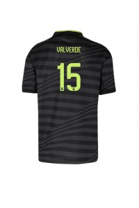 Fotbalové Dres Real Madrid Federico Valverde #15 Třetí Oblečení 2022-23 Krátký Rukáv